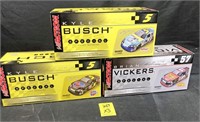 3 Nascar 1/24 Die Cast Cars