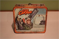 Vintage Steve Canyon Metal Lunchbox 1959