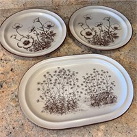Noritake Platter & Plates Desert Flowers