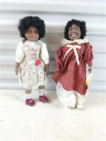 2 -16" porcelain dolls