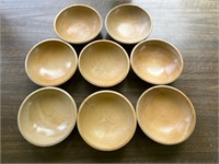 Japan bowls small individual wooden bowls