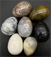 7pc Marble / Stone Eggs