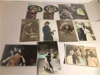EARLY COLORED PHOTO POSTCARDS LOT