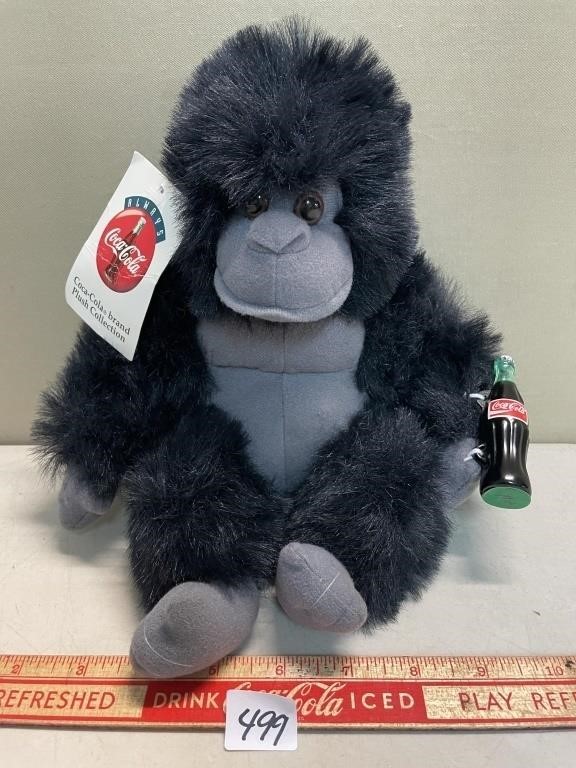 COCA-COLA PLUSH STUFFED TOY WITH TAGS