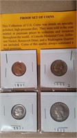 4 Proof Set Coins