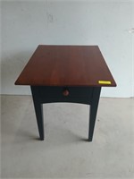 End table with drawer 26x24x28 matches lot 1351