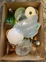 Box of Assorted Glassware