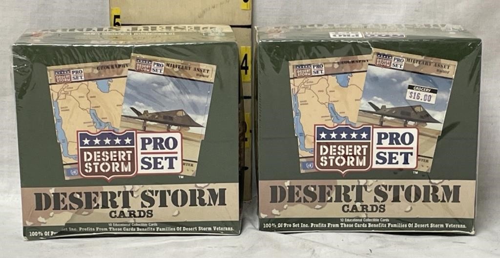 Desert Storm Pro Set Cards