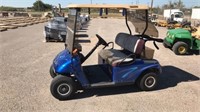 EZGO Blue Electric Golf Cart