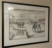 Found at Last #/275 - Cowboy Framed Art