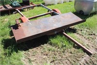 Trailer Frame with Metal Work Bench Top -Need Size