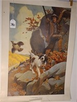 Vintage Poster "Unexpected" Field & Stream 1909