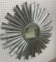 Metal Starburst Mirror