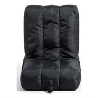 Big Joe Travel Bean Bag Chair  Black  1.5 ft