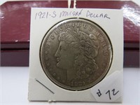 1921-S  Morgan Silver Dollar