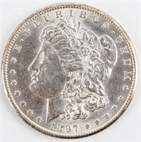 Coin 1897-S  Morgan Silver Dollar B.U.