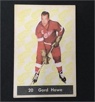 1961 Parkhurst Hockey Card Gord Howe