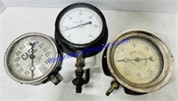 Case, Bahnson, and Johnson Brand Gauges