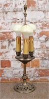 Vintage lamp, Artlamp 1270 3-globe brass table