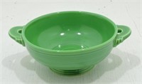 Vintage Fiesta cream soup, medium green