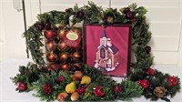 VILLAGE CHURCH, CHRISTMAS TREE ORNAMENTS, CANDLE S