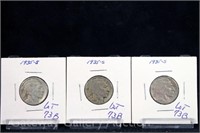 (10) Buffalo Nickels -