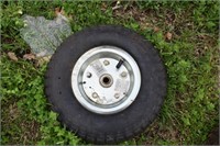 7" wheel and small tire