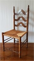 LADDERBACK CHAIR WITH WOVEN SEAT