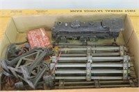 Vintage Lionel Train Engine, Transformer & Track