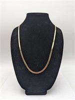 Nice 10k Gold Braided Necklace & Box
