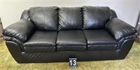 Faux Leather Sofa - Excellent Condition