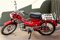 1979 Trail Bike Motorcycle, Honda CT90