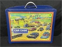 1982 CARRY CASE WITH HOT WHEELS & MATCHBOX CARS