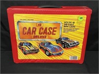 1982 CARRY CASE WITH HOT WHEELS & MATCHBOX CARS