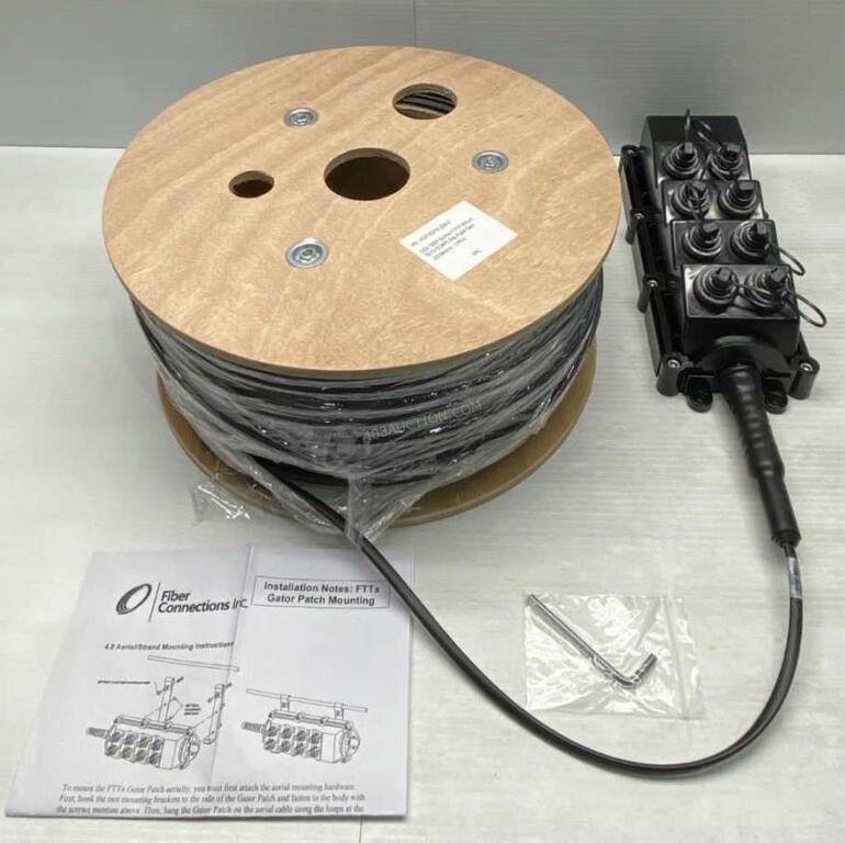 228m Spool of Fiber Connections Fiber Cable NEW