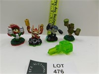 5 Wii SKYLANDERS GAME FIGURES