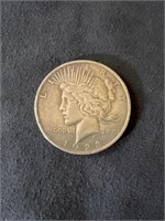 Peace 1923 90% Silver Dollar