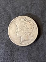 Peace 1927 S 90% Silver Dollar