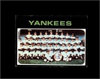 1971 Topps #543 New York Yankees TC VG-EX Pen Mark