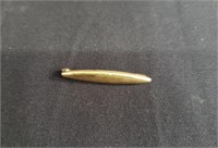 18k gold pin