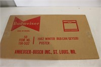 Bud unopened box Bud Can/Geyser posters