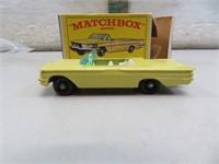 Original 1962 Match Box #39 Pontiac Convertible