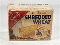 NABISCO SHREDDED WHEAT CEREAL BOX W/ COMIC OFFER