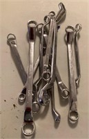 Lot of Craftsman offset closed end wrenches