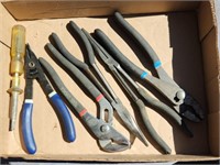 Pliers, Assorted hand tools