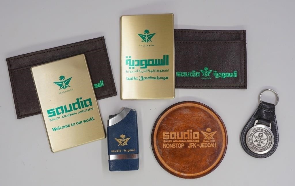 Vintage Saudi Airlines collectibles
