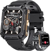 NEW $77 Military Smart Watch W/ Bluetooth