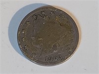 1903 Five cents