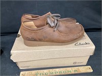 Clarks Wallabee 2 leather shoes