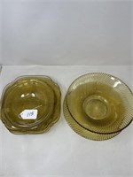 7 Pieces of Depression Glass